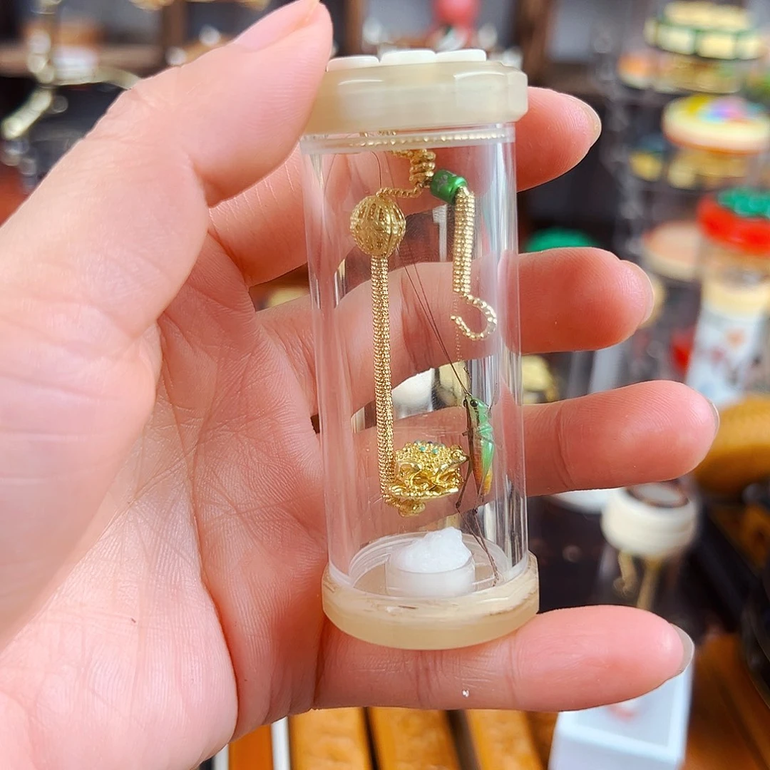 木牛角十二边竹蛉筒➕金蟾攀爬簧➕糖果