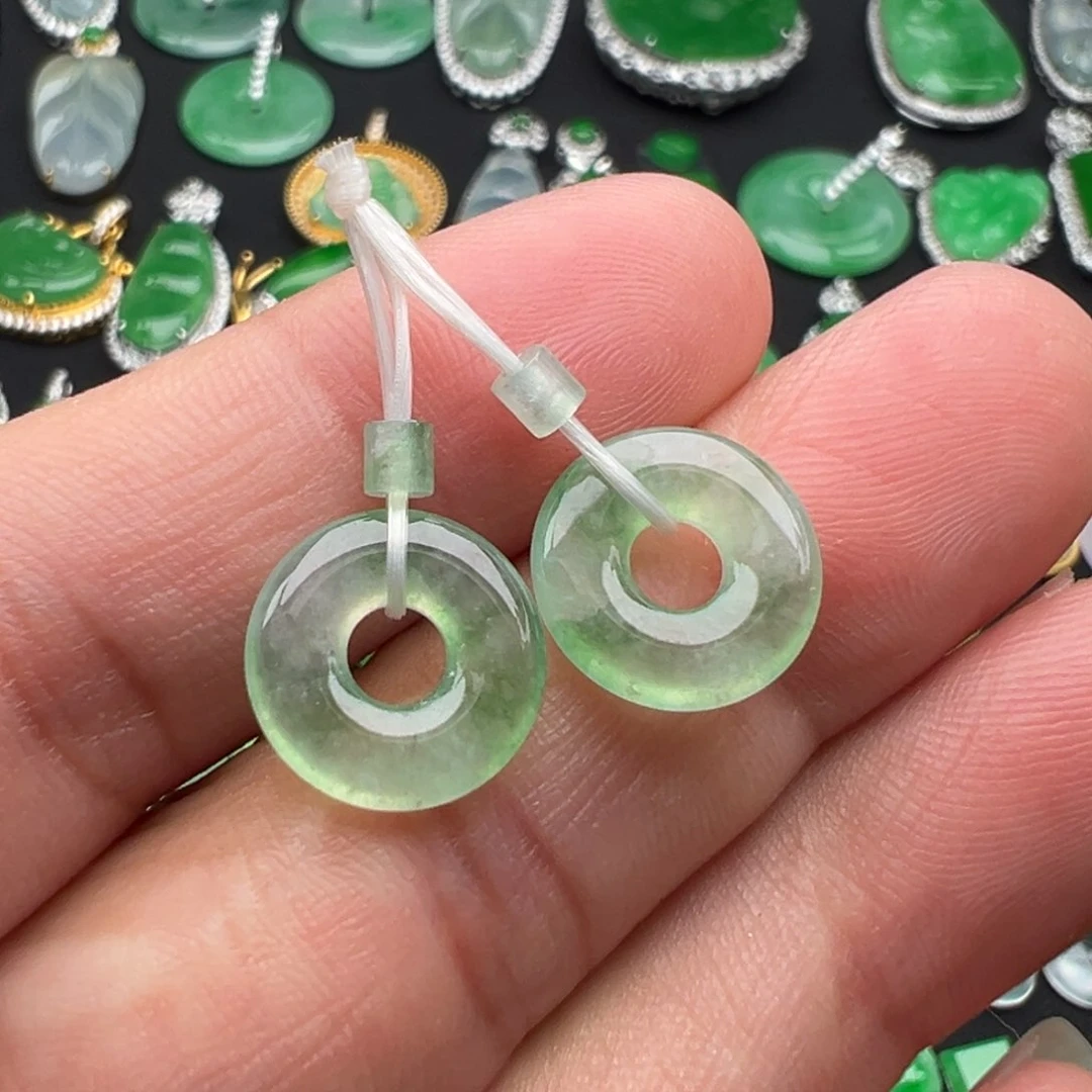 翡翠未镶嵌颈饰甜甜圈12