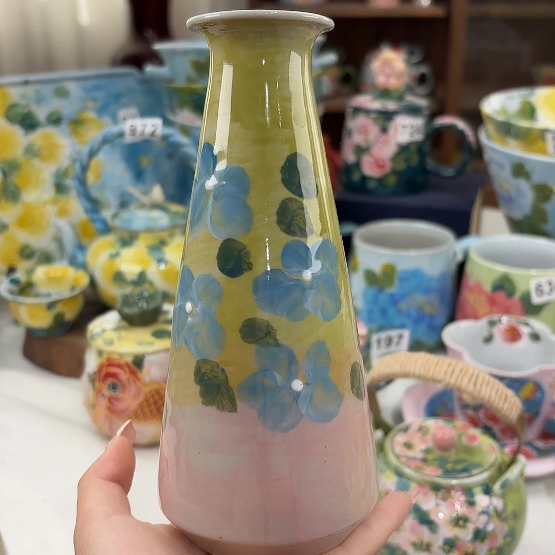 景德镇手绘高温釉下彩陶瓷茶具