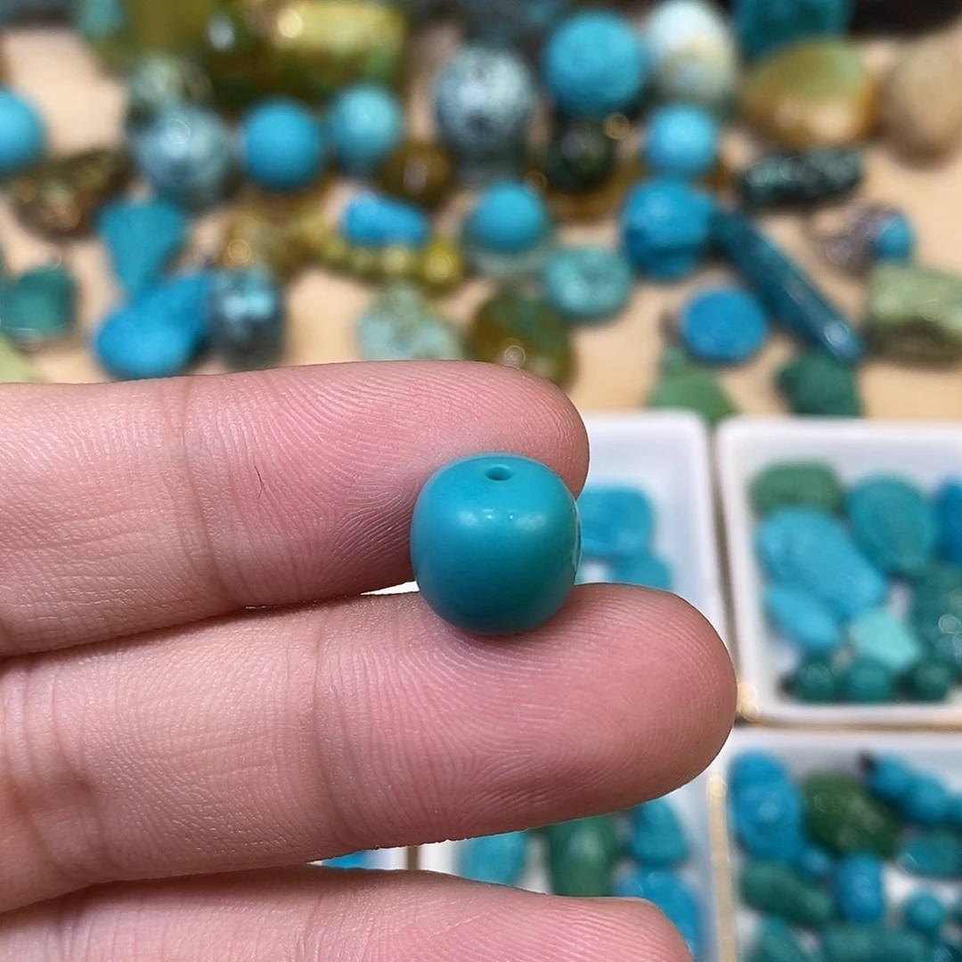 光***孙绿松石未镶嵌老型