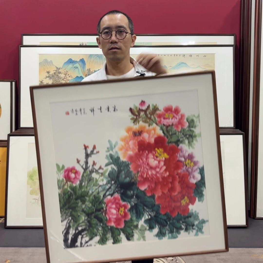 国画带框80/80尺寸