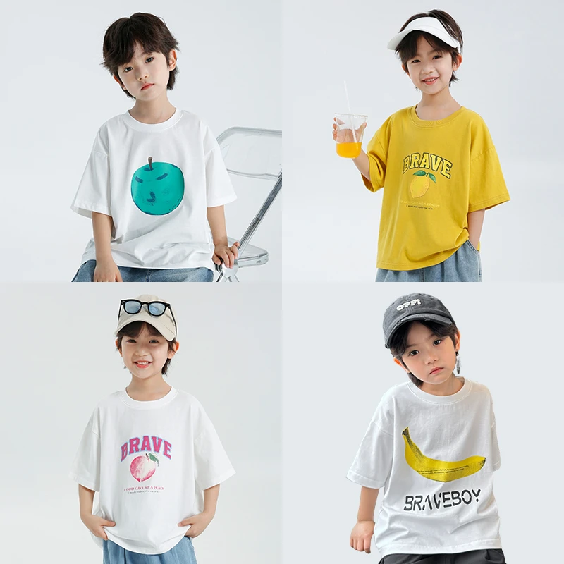 【水果T恤】男童短袖T恤潮25韩版儿童半袖百搭体恤|24ba69