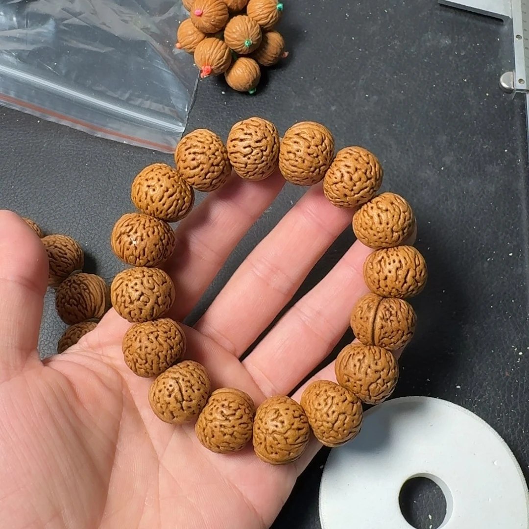 吊坠桃核苹果园手串