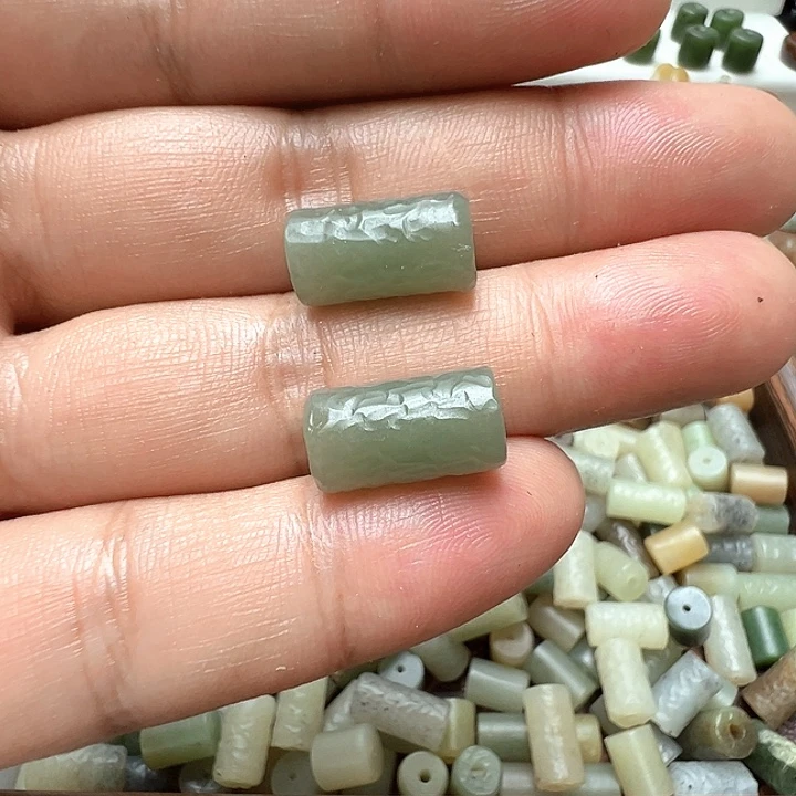 未镶嵌和田玉珠宝半成品风***光