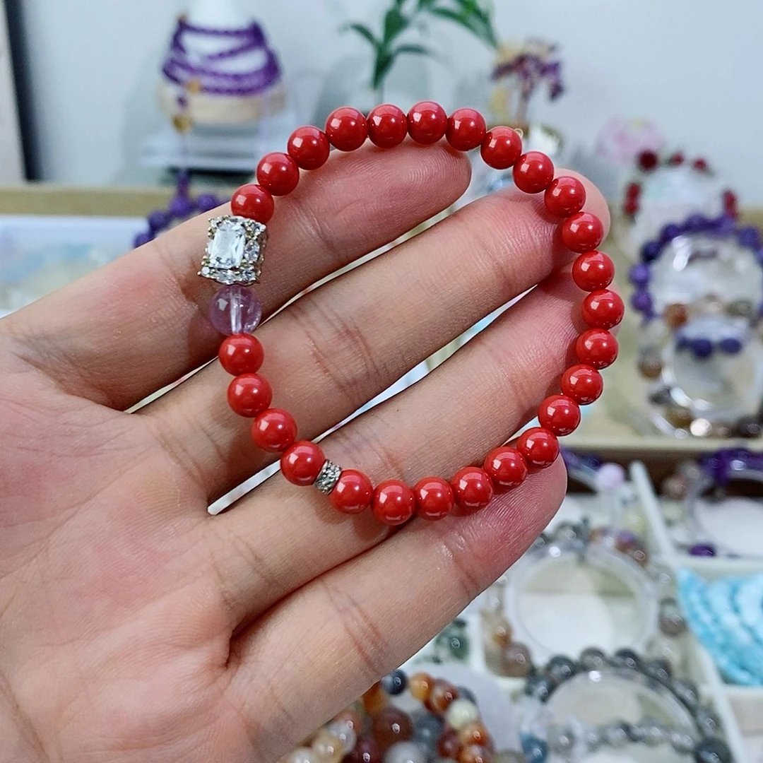 合金手链水晶朱砂手串