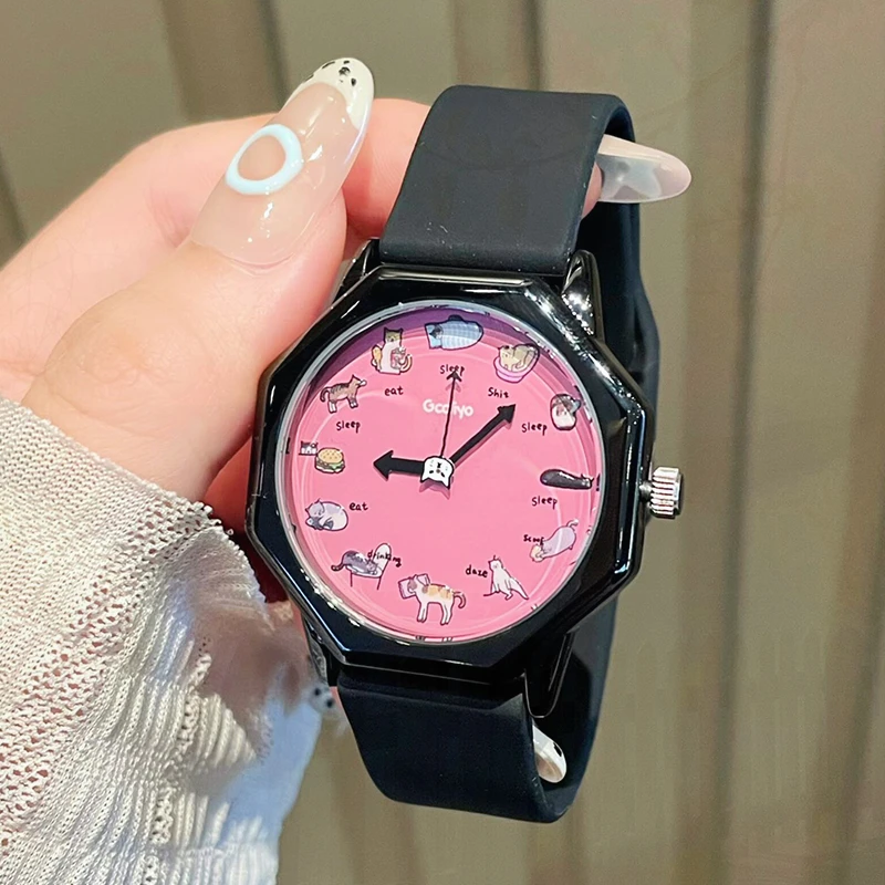 GCCLIYO/歌莉侑女孩手表防水原创网红新款手表咪的一天礼物送女生