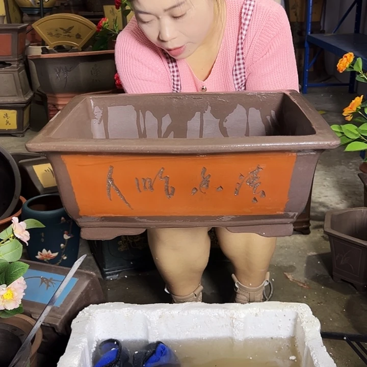 40红马槽花盆花盆花盆花盆