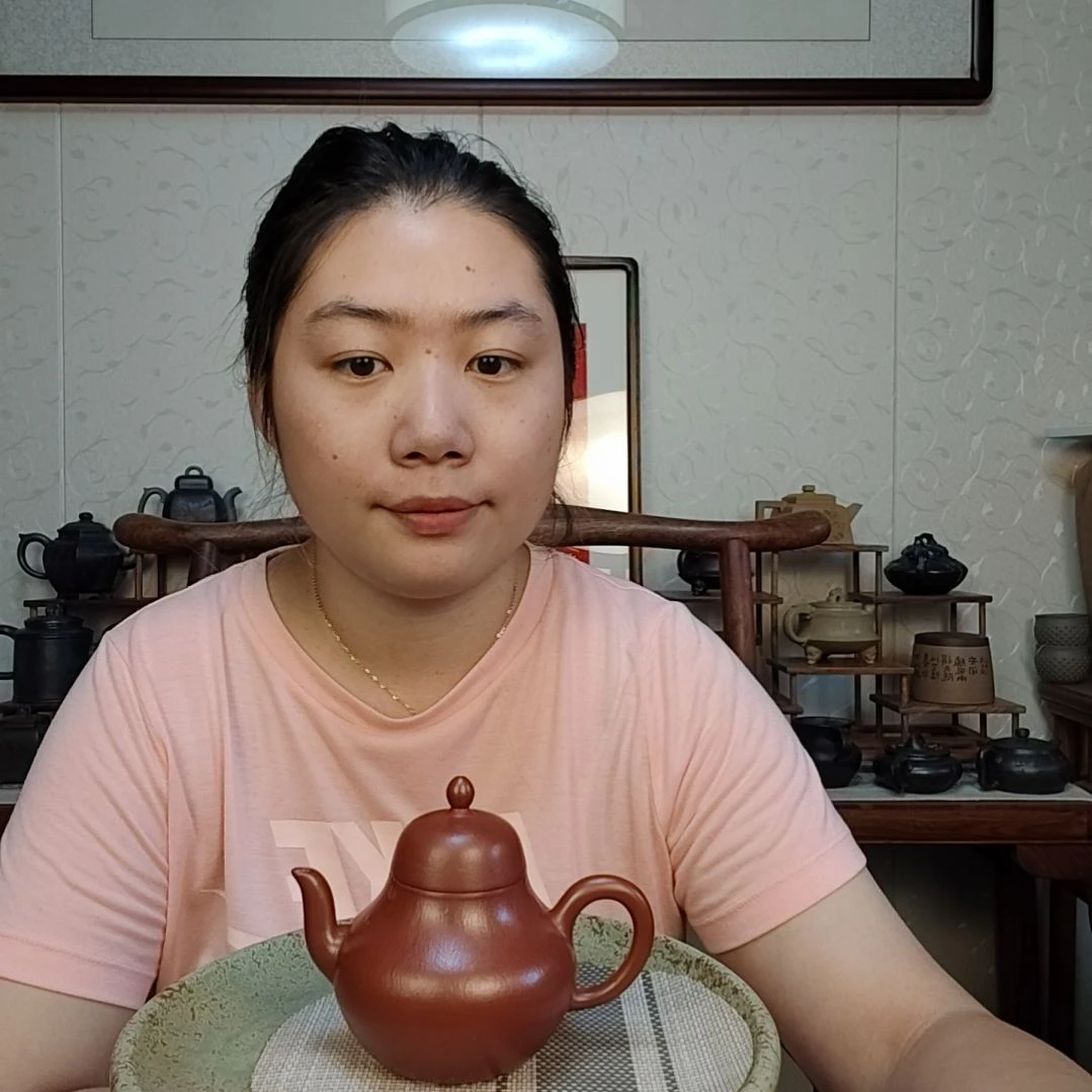 茶壶朱泥思婷150毫升大红袍