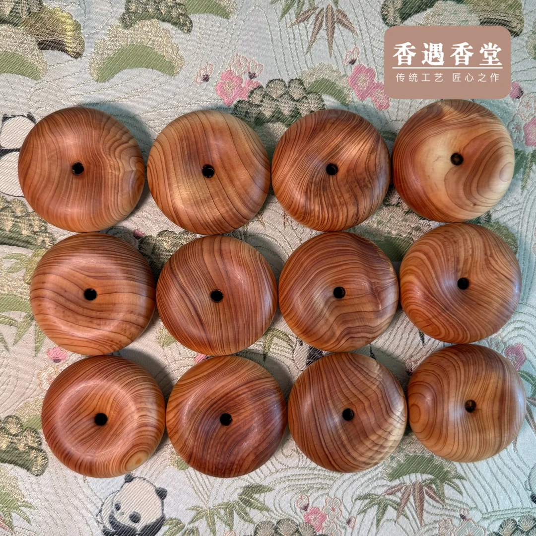 非金属木质吊坠 高油毛毛柏平安扣 挂饰 手把件