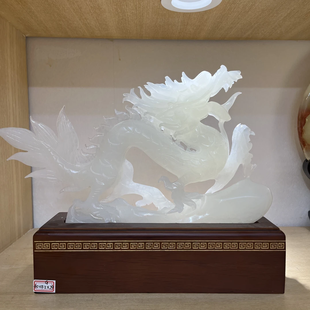 【40cm9.5cm29cm】龙腾四海高档新中式家居摆件公司开业新居入伙