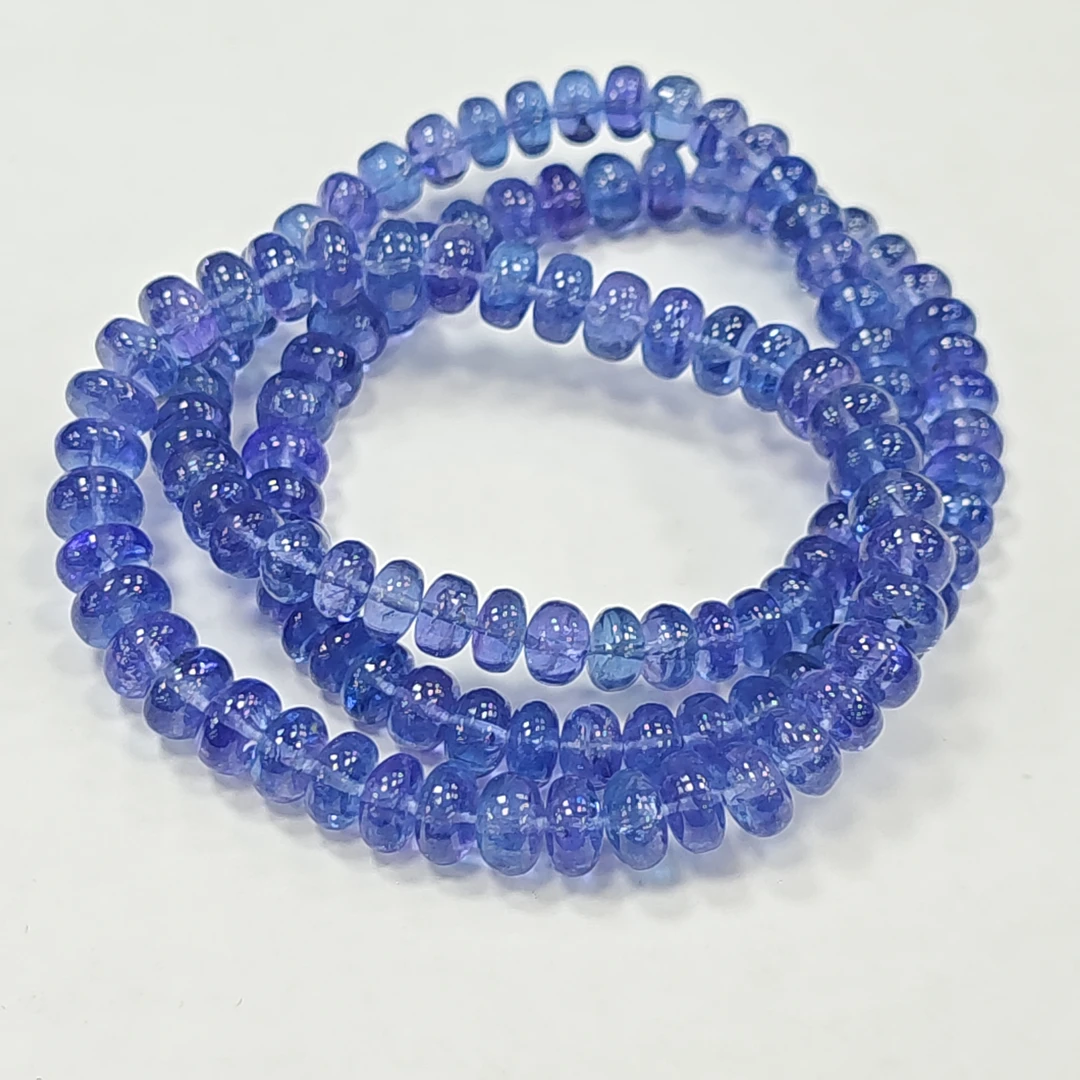 坦桑石算盘珠单圈手链 多样性发一件 多尺寸 约6-7mm 8085-86AX