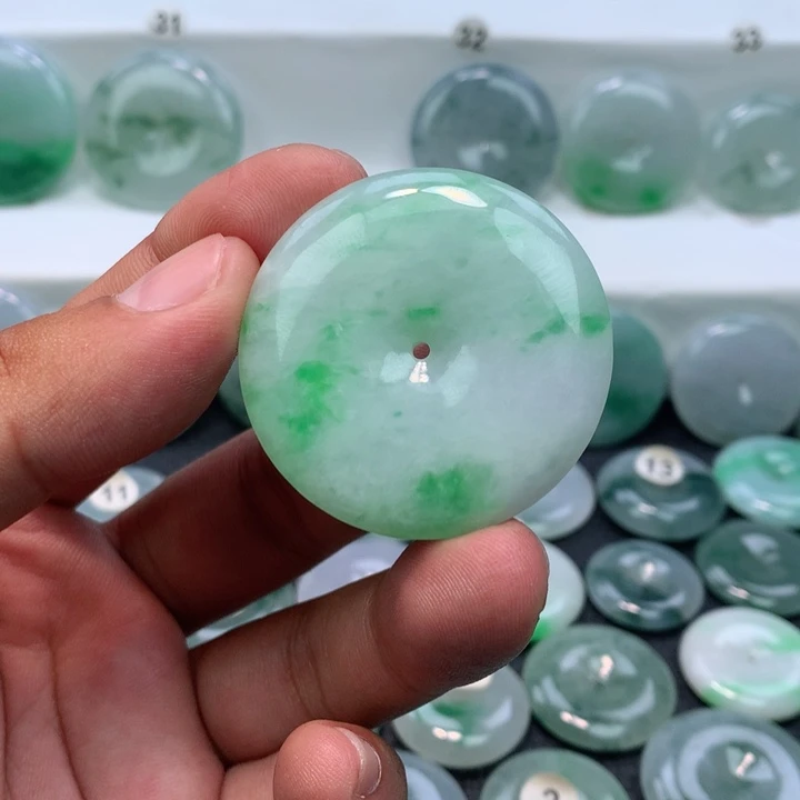 颈饰未镶嵌翡翠缅甸天然A货翡翠42.3-7.4