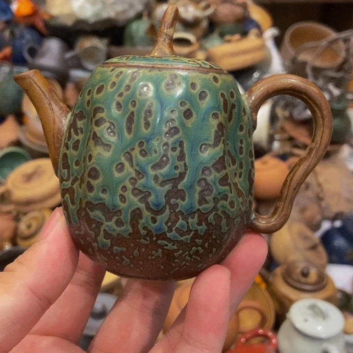 柴烧老岩泥高端茶器