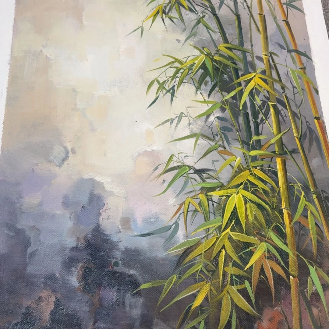 油画I don’t know what to