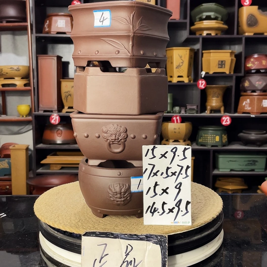 D-盆尚好紫砂花盆