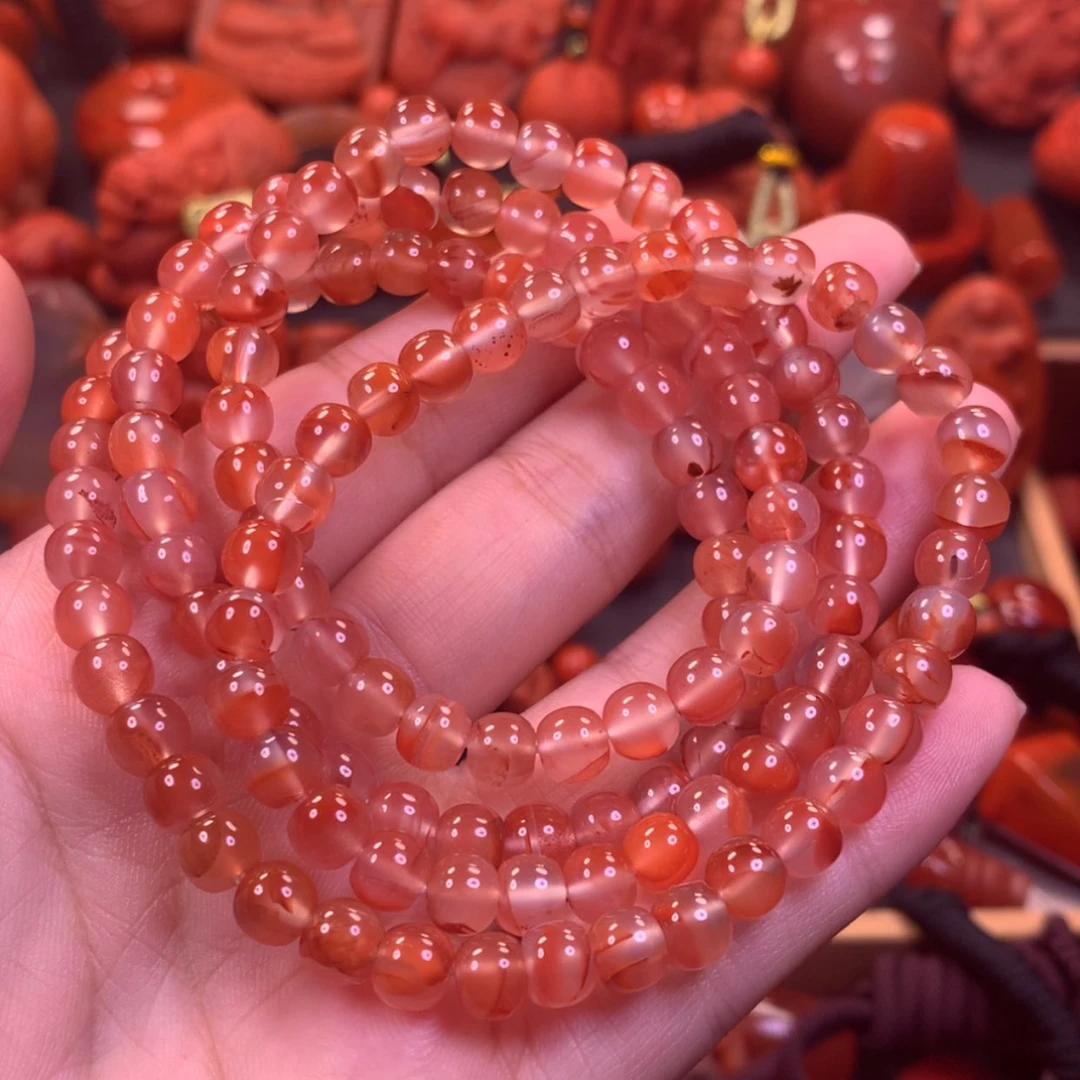 【闪购商品】未镶嵌多圈南红玛瑙