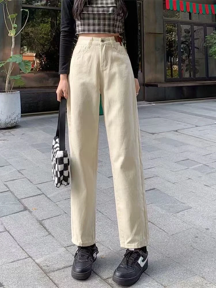 5262#高腰百搭时尚显瘦牛仔裤【直播间为准】B2-2