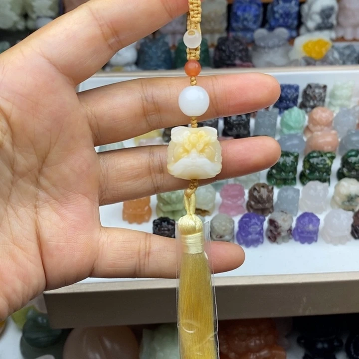 石材手把件 摆件 挂件06