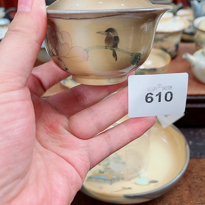 沁庐柴窑古法柴烧全手工茶具