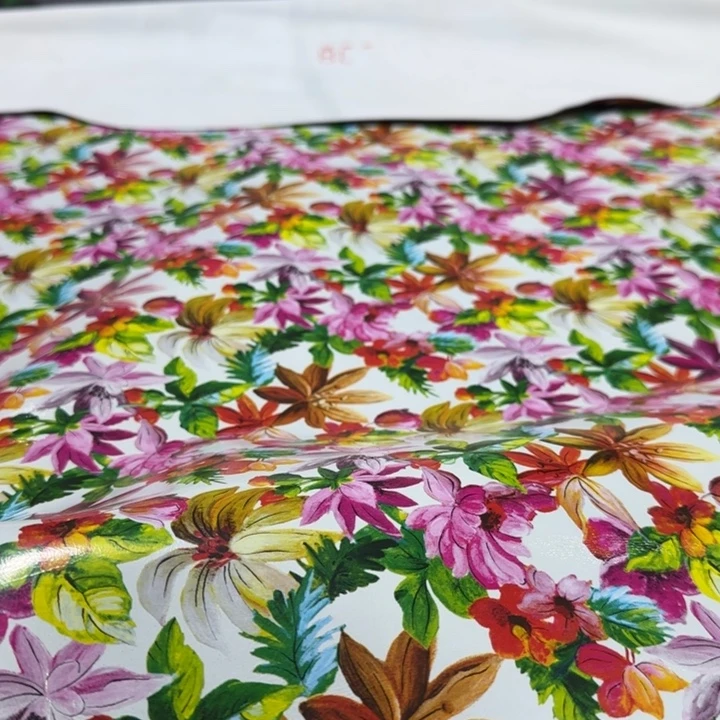 牛皮头层羊皮印花特色皮料