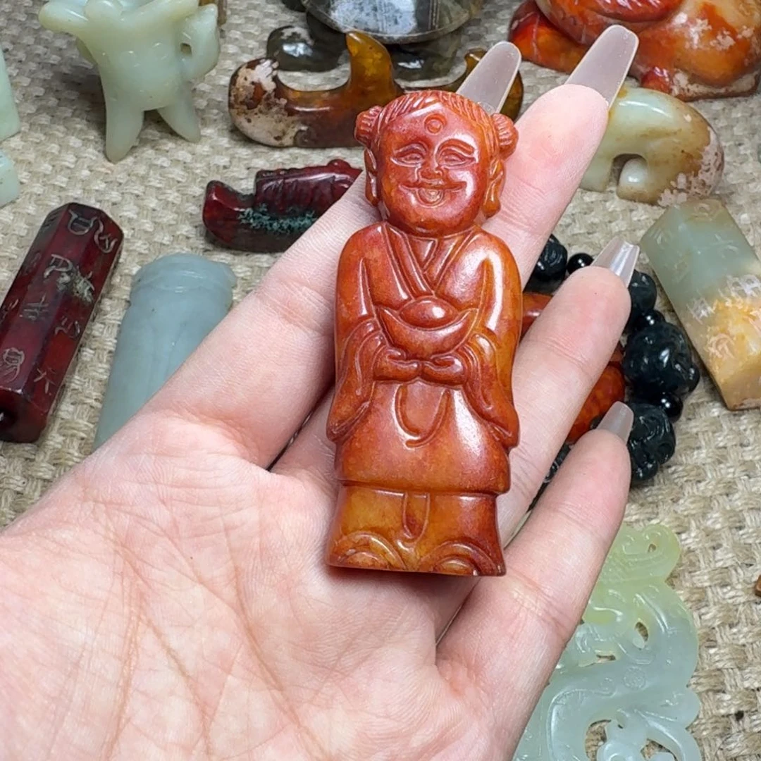 白玉菩提吊坠挂件