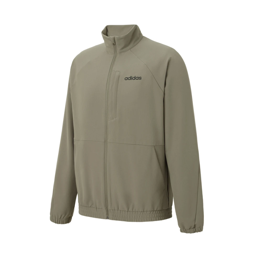 ADIDAS阿迪达斯外套男装秋季立领夹克拉链开衫防风运动服 JM2244