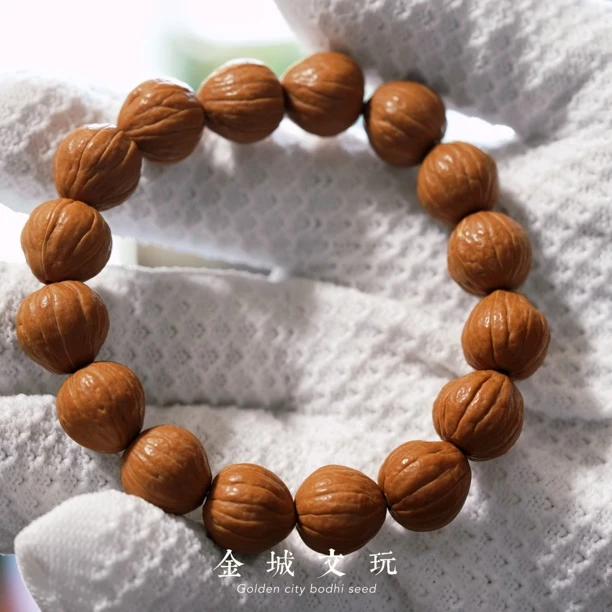 【毕业级】全品原皮无泡药小凤羽猴头核桃文玩手串12mm