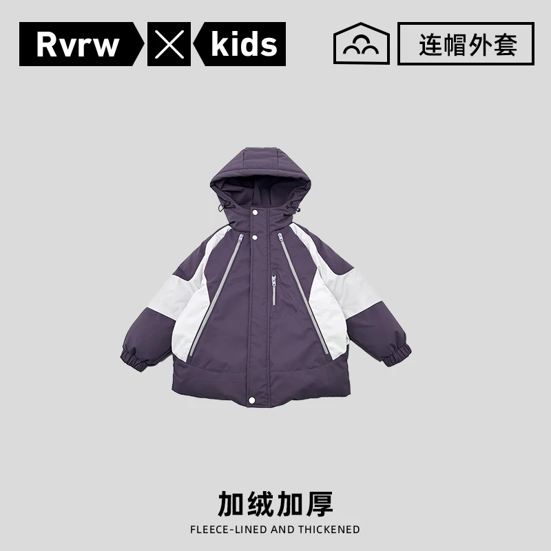 棉服加厚保暖潮流2025冬季新款儿童百搭男童休闲外套 DY-TZ062