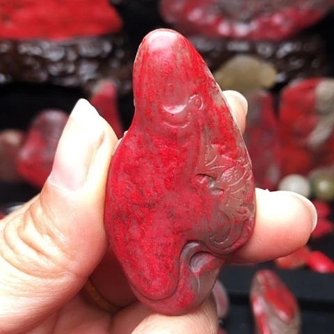 昌化鸡血石昌化鸡血石挂件