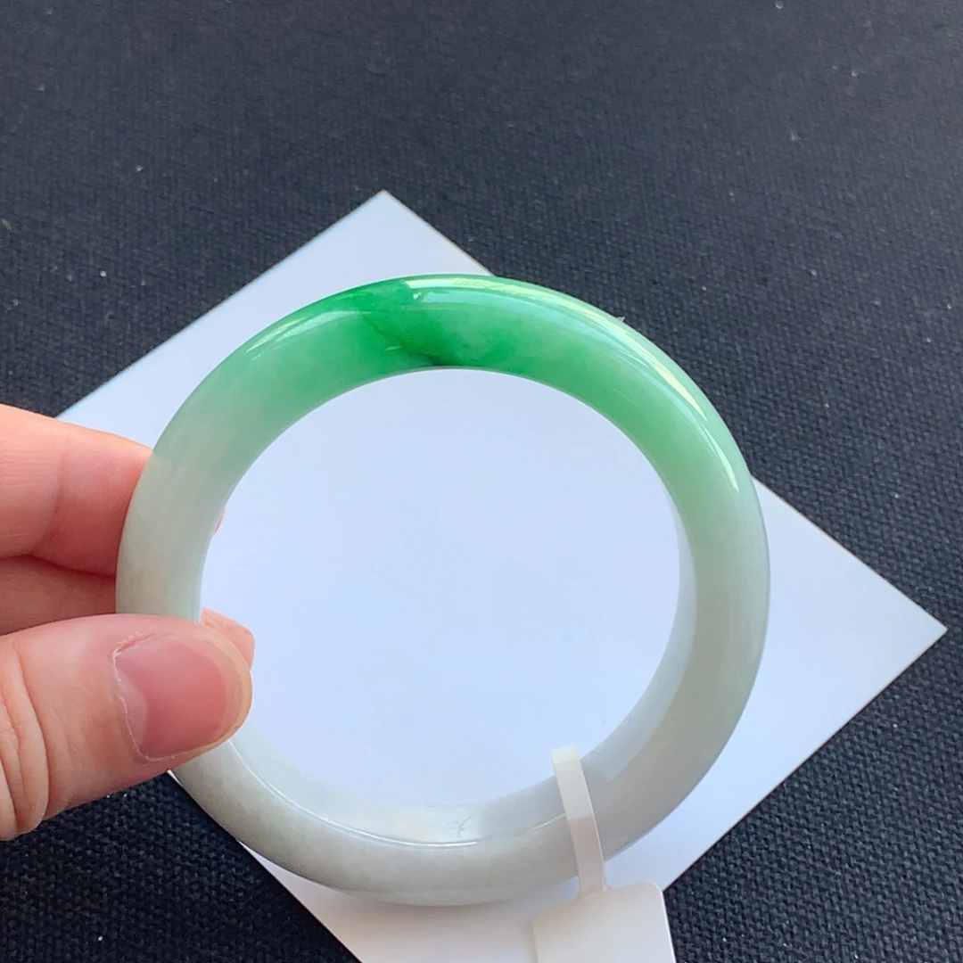 翡翠未镶嵌手镯95号