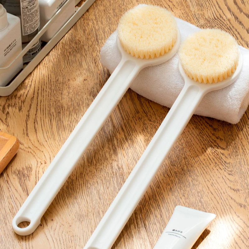 【2件套】软毛洗澡刷软毛沐浴刷长柄搓背刷身体擦背刷洗柔软洗