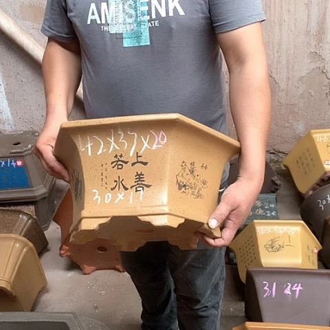 花盆紫砂手工艺品