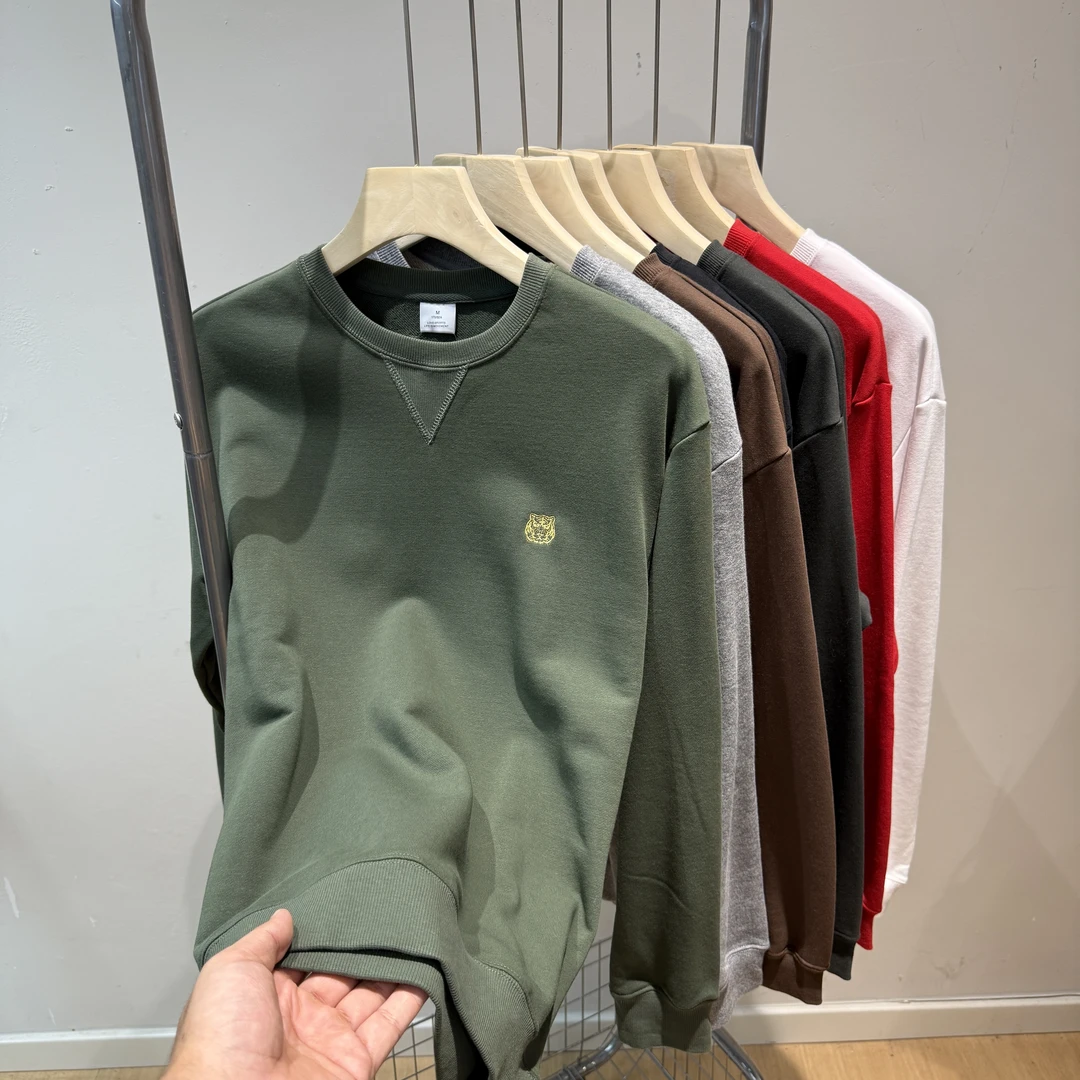 380克毛重磅毛圈棉小虎头秋款圆领男士卫衣#560