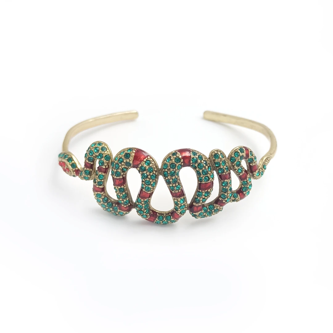 铜合金合成锆石手镯 G4GL-32090 手镯简约精致小众时尚