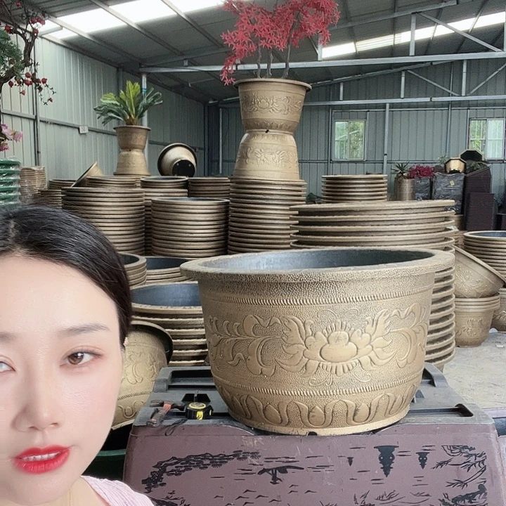 圆形83花盆一个无孔