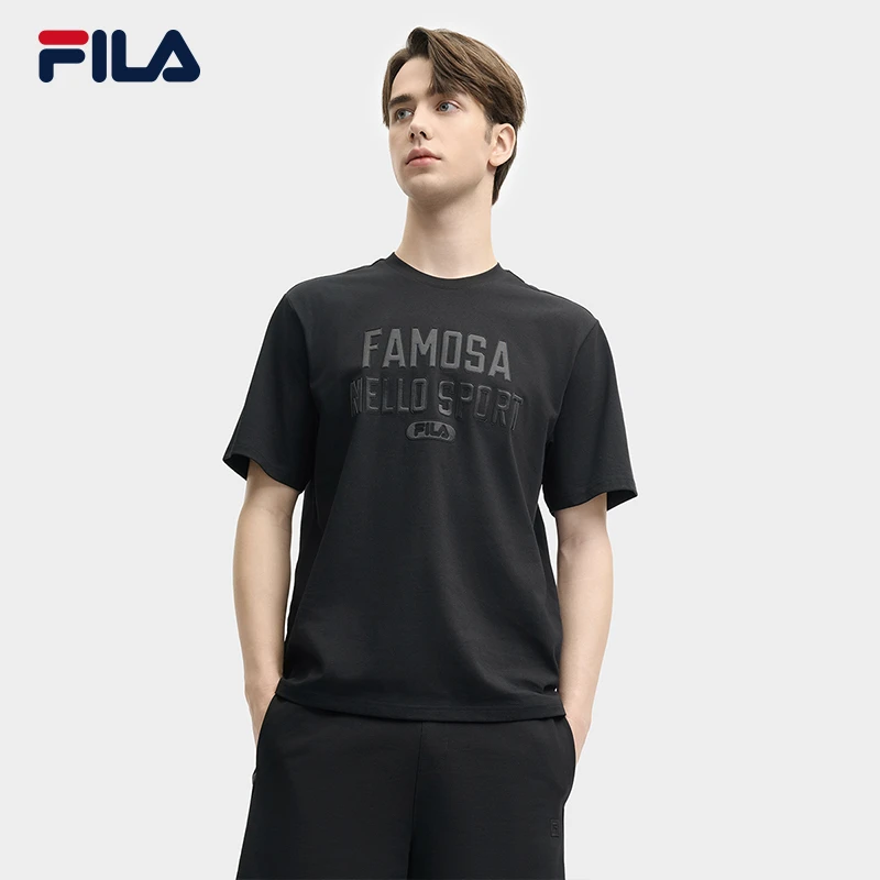 Fila/斐乐男士【米兰高定多彩T】时尚优雅运动短袖T恤F11M525101F