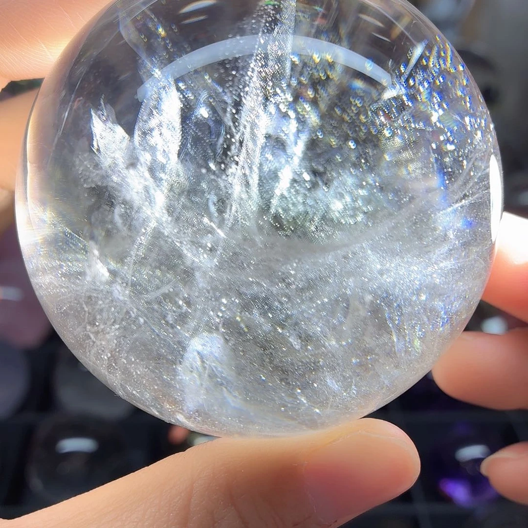 水晶未镶嵌珠宝半成品白水晶688