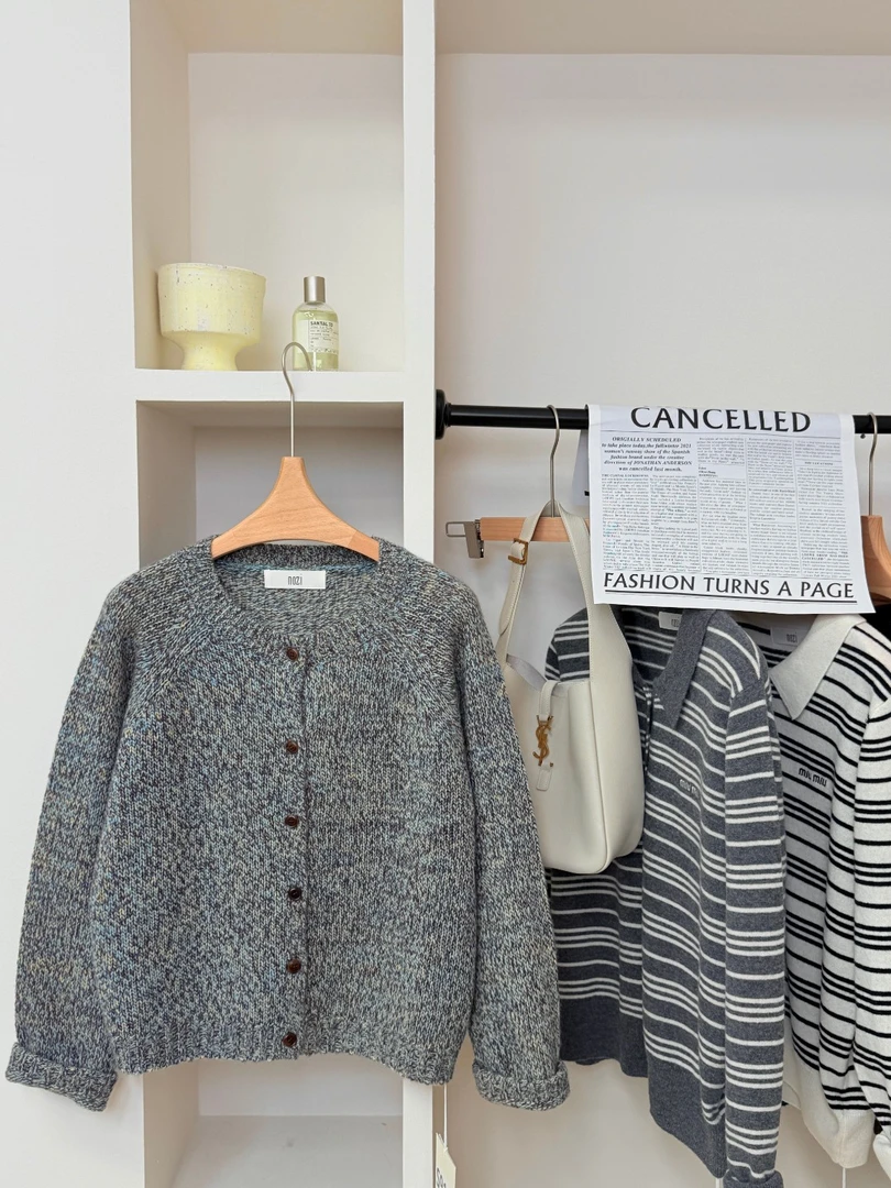 【NOZI】女装针织春秋轻奢2025德系针织高工艺S91-2