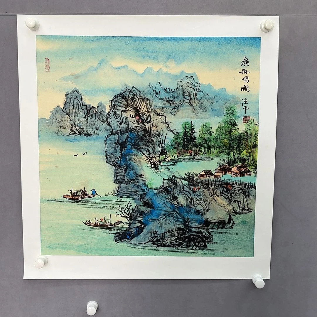 国画亲笔手绘原创