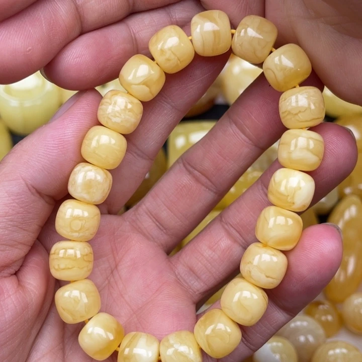 裸石蜜蜡未镶嵌蜜蜡11手串
