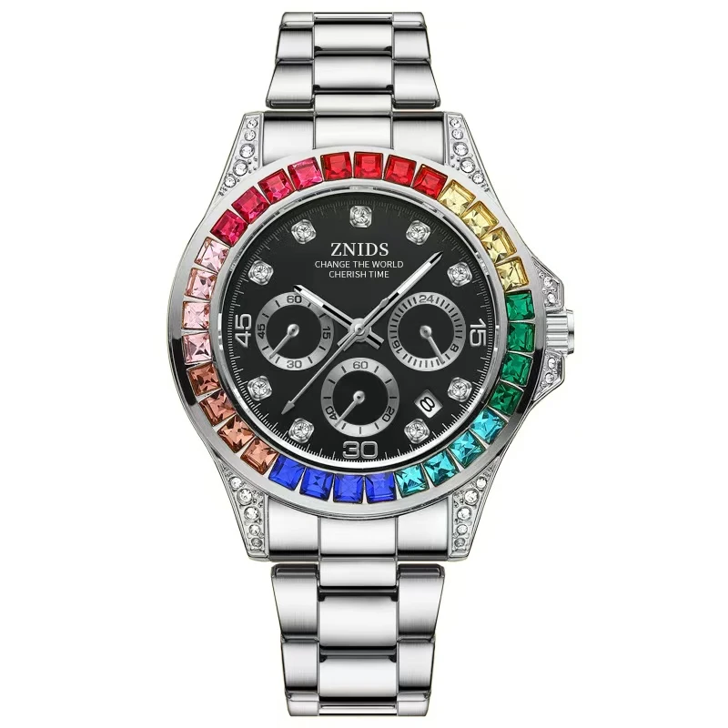 【云仓现发】瑞士名表 彩虹迪系列男士气质高端时尚腕表-3319