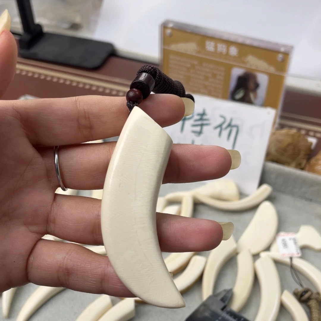 猛犸象牙手串/手链/手镯特价牙尖吊坠