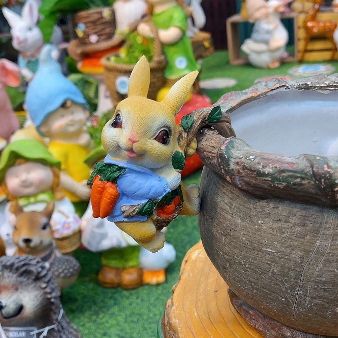 红陶花园庭院摆件