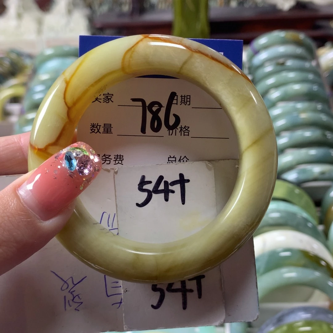 蛇纹石玉未镶嵌手镯786