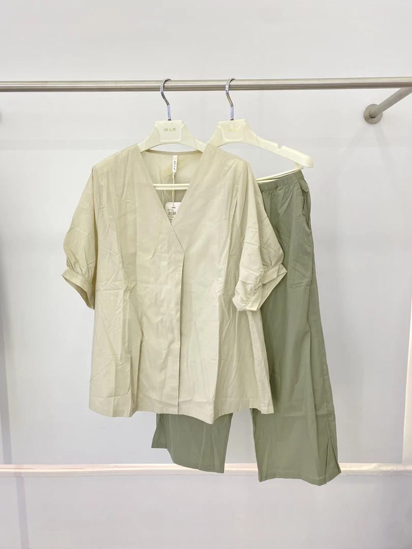 彩色家女士睡衣家居服0217