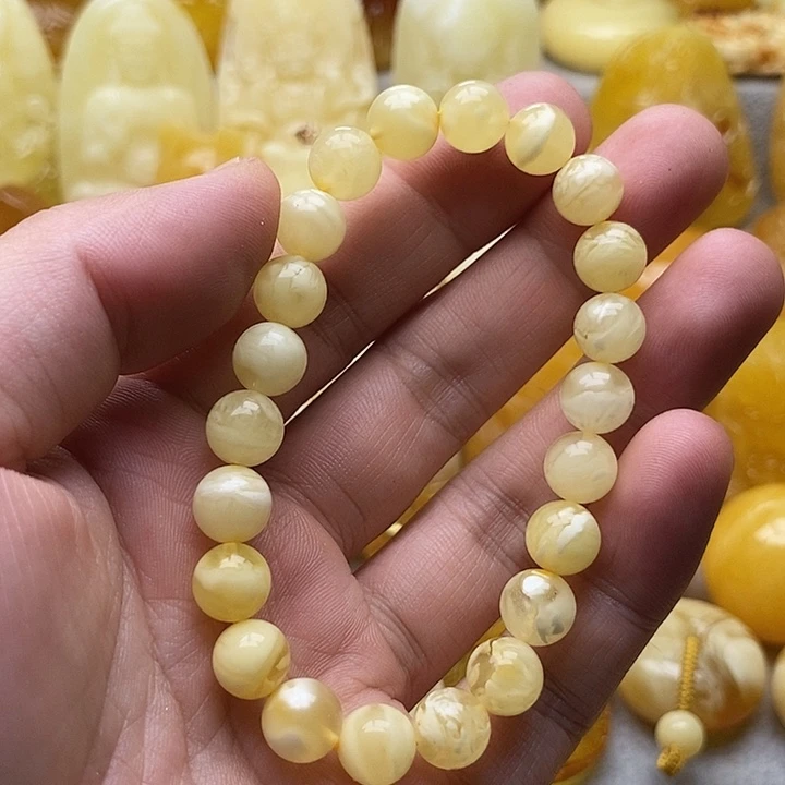 琥珀颈饰未镶嵌琥珀蜜蜡吊坠