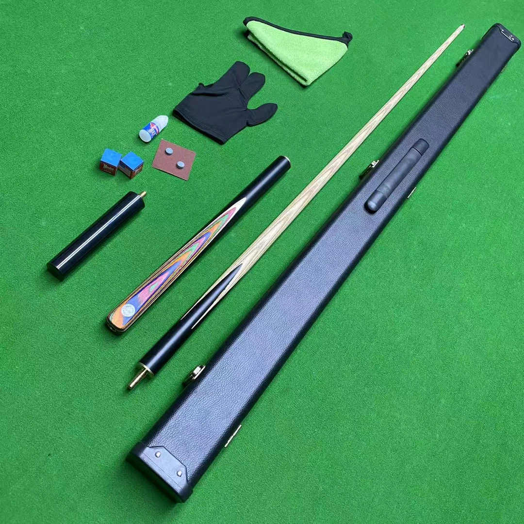 台球杆专用黑八球杆实木插花分体小头杆会员高端品质