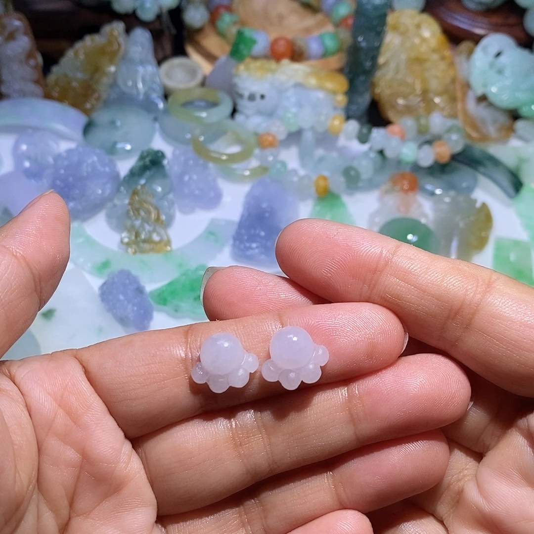 未镶嵌定制翡翠猫抓