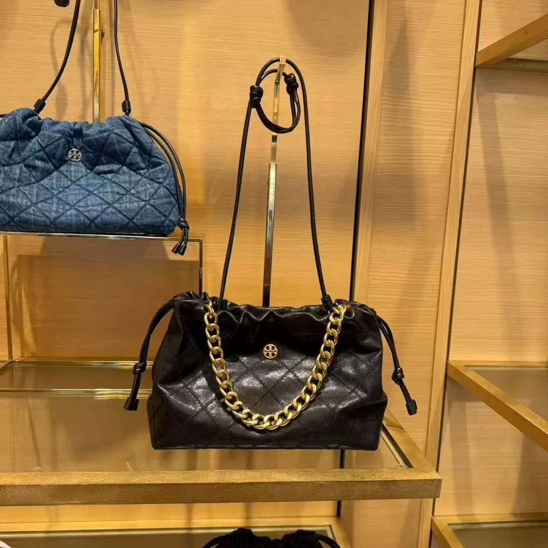 ToryBurch/汤丽柏琦 WILLA 大号 福袋 垃圾袋 斜挎包 29*18