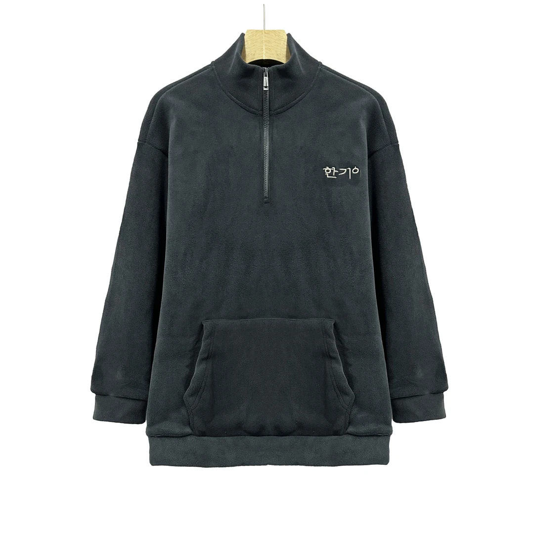 秋冬新品！立领长袖加绒奥粒绒卫衣F695